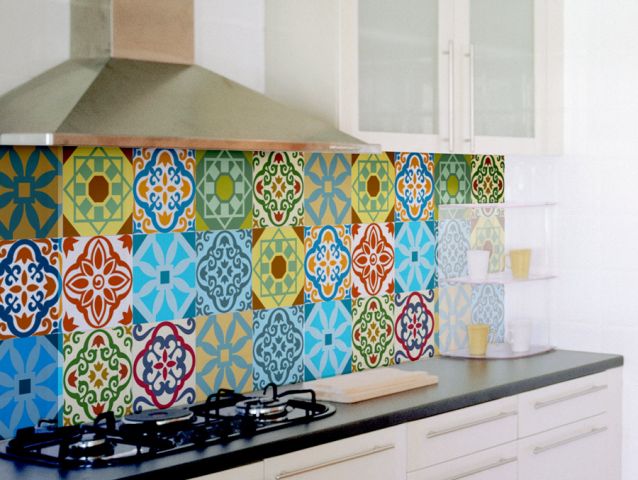 Colorful Moroccan tiles