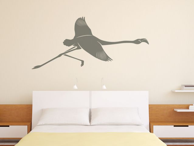 Flying flamingo | Wall sticker