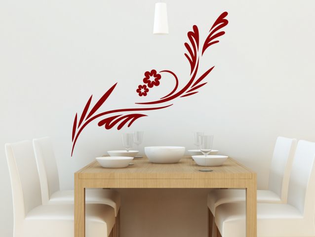 Flowers and twigs | Wall sticker