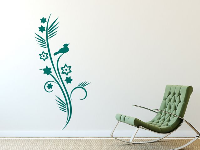 Bird resting | Walll sticker