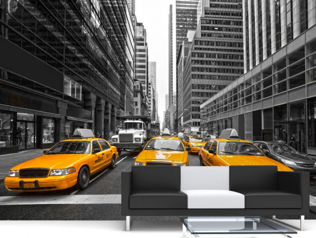 NYC Taxi | Sticker wallpaper