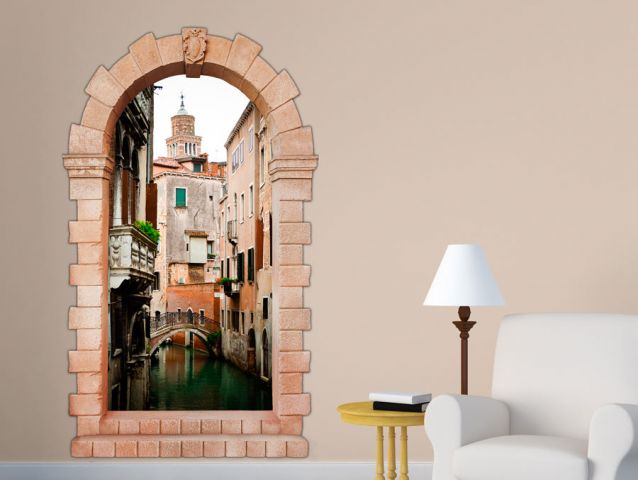 Gate to the venice | 3D wall sticker