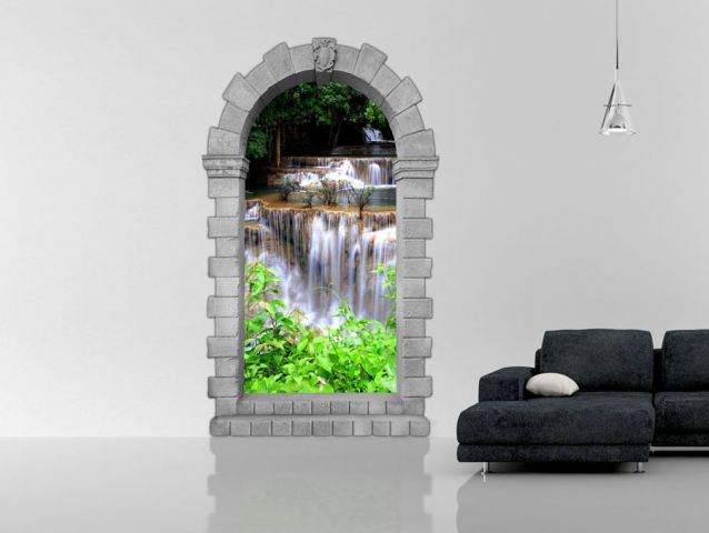 The waterfalls | 3D wall sticker