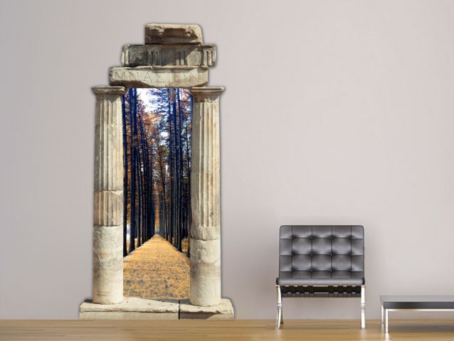 Gate to the park | 3D wall sticker