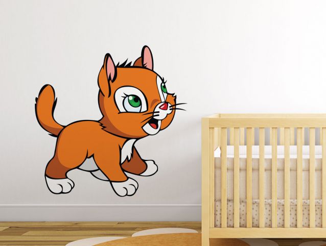 Cute gimmel cat wall sticker