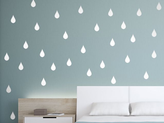 Raindrops | Wall sticker set