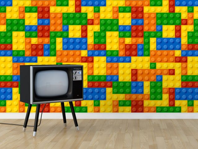 Colorful lego wallpaper