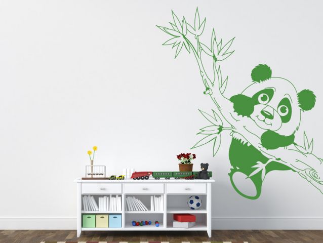 Climbing panda | Wall sticker