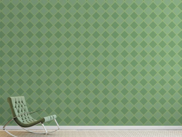 Wallpaper green squares