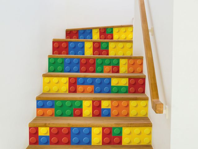 Lego | Stair sticker decor
