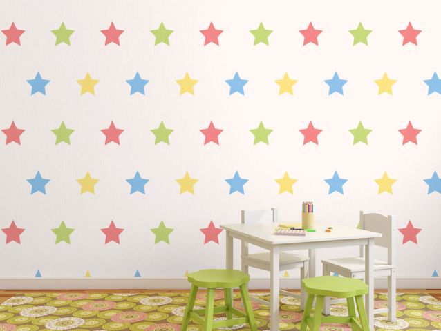 Colorful stars wallpaper