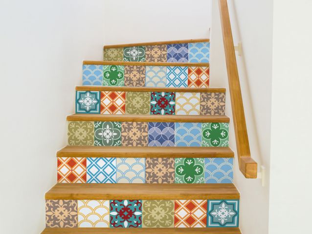 Moroccan style | Stair sticker decor