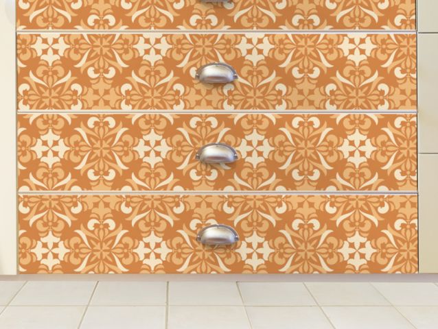 Orange vintage | Furniture wallpaper