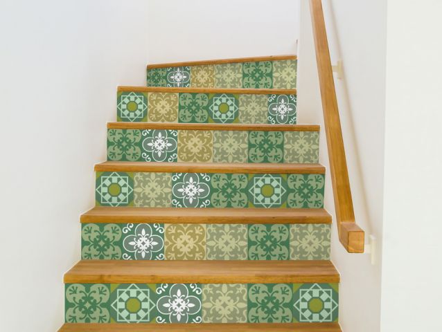 Antique green  | Stair sticker decor
