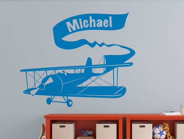 Personalized plane | Wall sticker