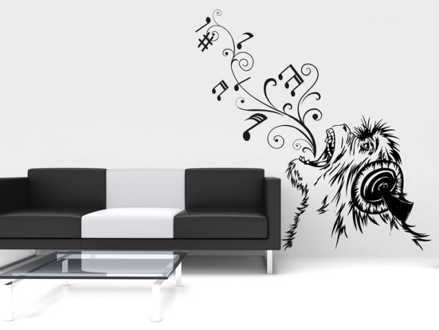 Singing monkey | Wall sticker