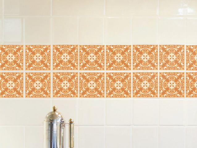Orange vintage | Sticker tiles