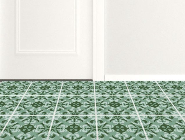 Green forest | Floor sticker tiles