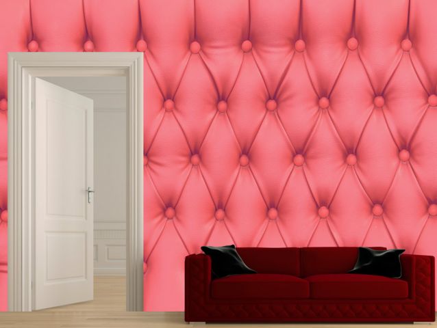 Pink upholstery