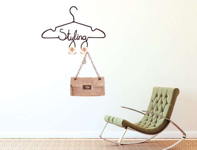 Clothing hanger | Wall sticker