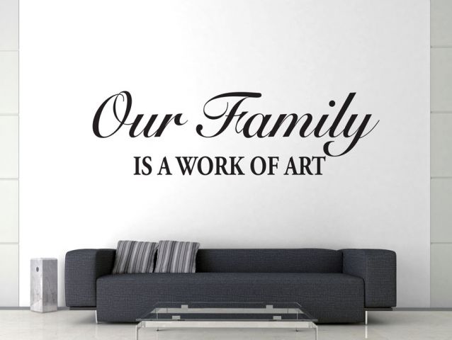 wall sticker our family