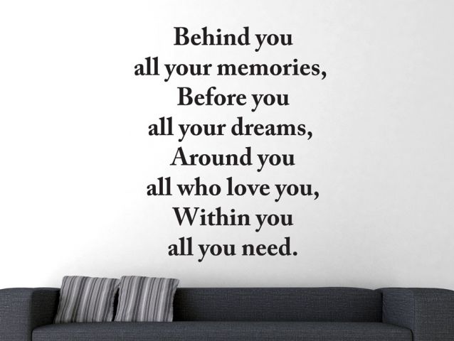 All you need | Wall sticker