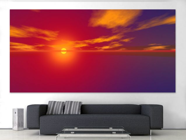 Magical sunset | Sticker wallpaper