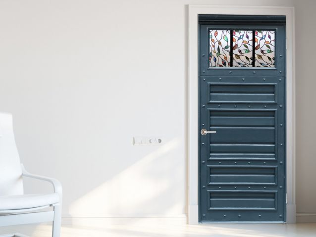 Metal coating wallpaper for doors