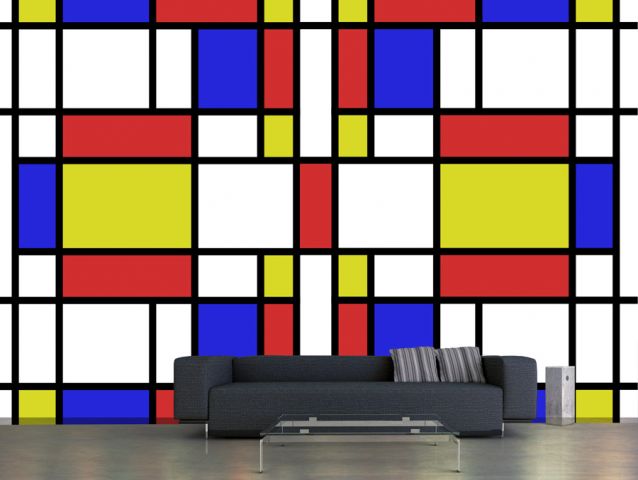 Colorful squares | Sticker wallpaper