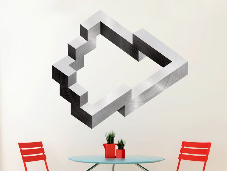 Stairs to nowhere | Wall sticker