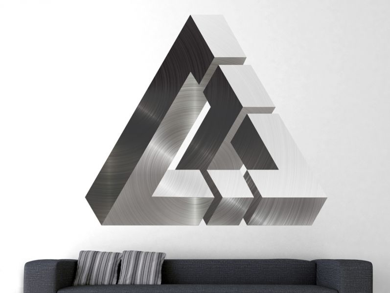 Optical triangle | Wall sticker