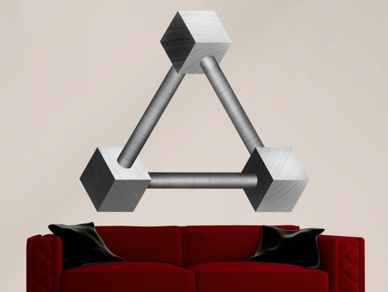 Weighted triangle | Wall sticker