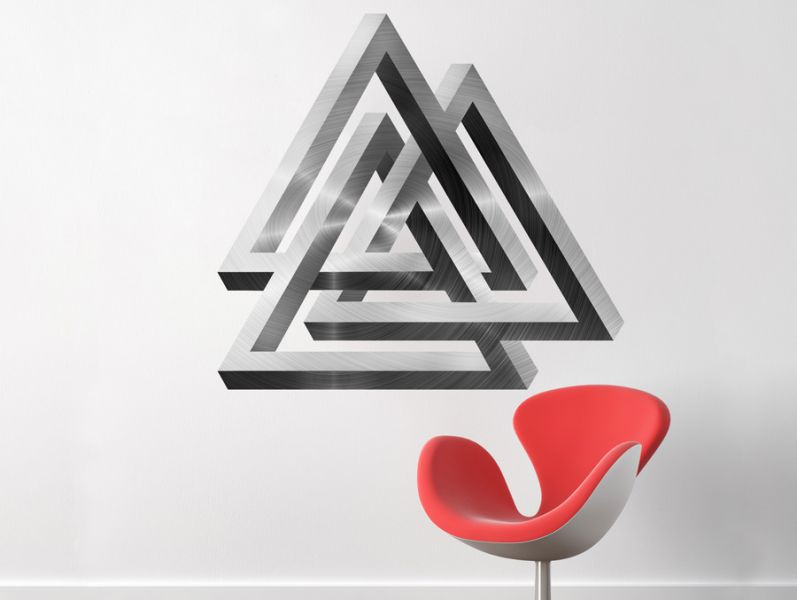 Triangle illusion | Wall sticker