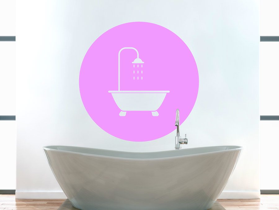 Bathtub icon | Wall sticker