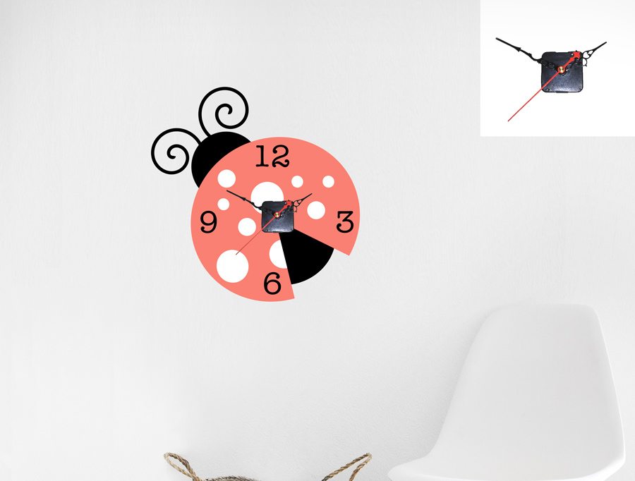 Beetle clock | Wall sticker