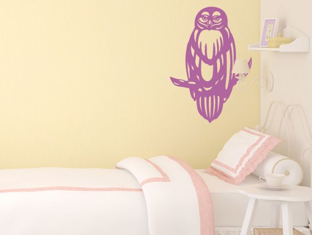 Wall sticker - watch night owl