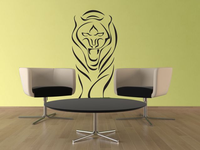 Abstract tiger | Wall sticker