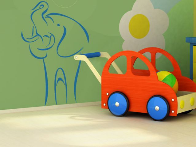 Abstract elephant | Wall sticker