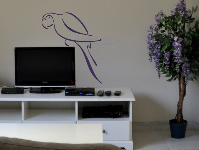 Abstract parrot | Wall sticker