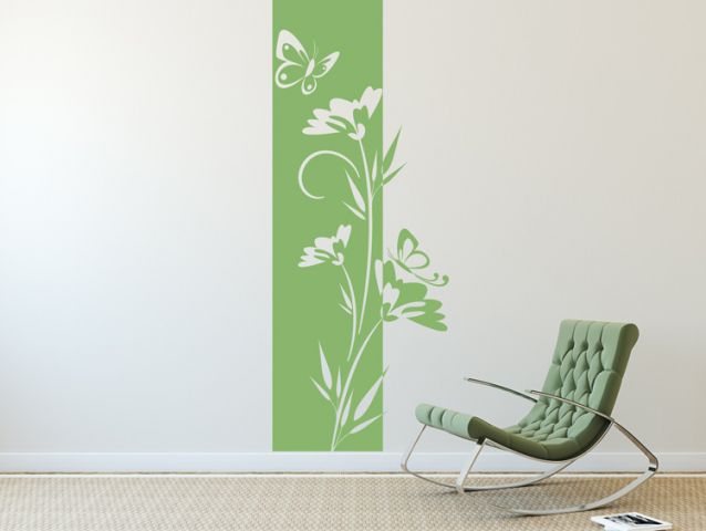 Floral banner | Wall sticker