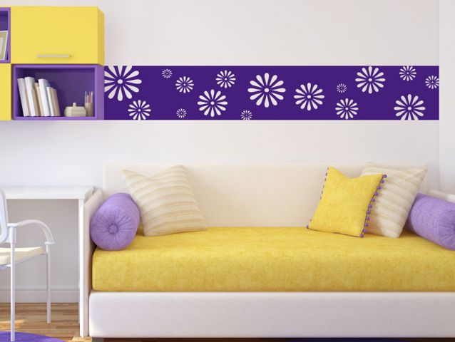 Floral banner | Wall sticker