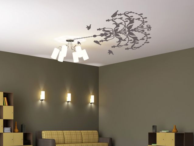 Fairytale chandelier | Ceiling sticker