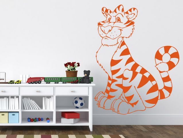 Cartoon tiger | Wall sticker