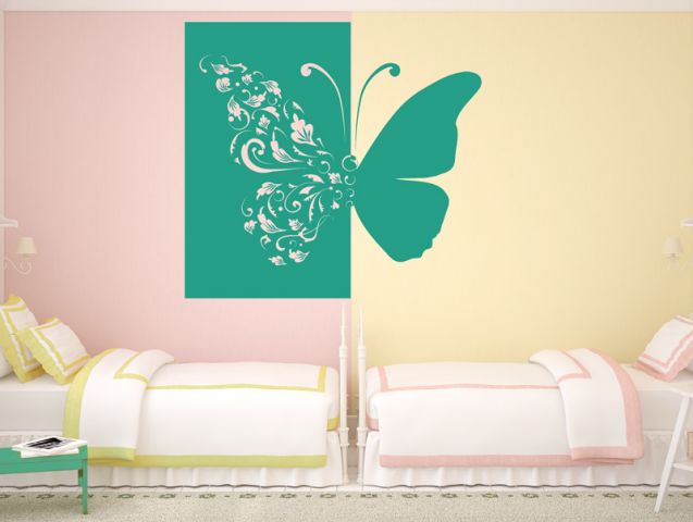 Split butterfly | Wall sticker