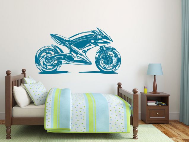 wall sticker motocycle