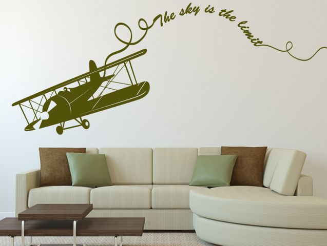 wall sticker the sky is the limit