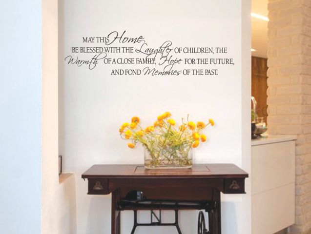 Home blessing wall sticker
