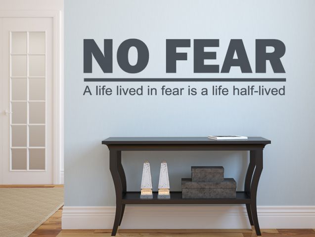 No fear | Wall sticker