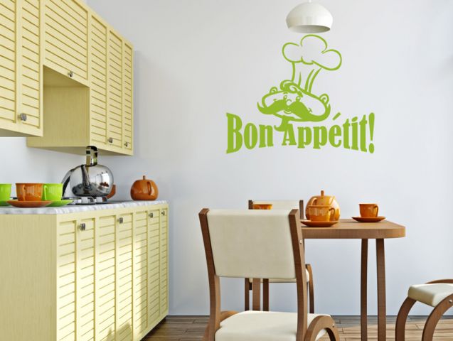 Bon appetit wall sticker
