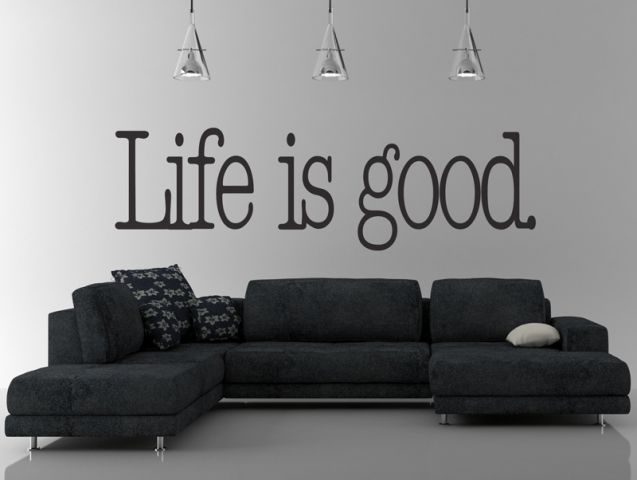 wall sticker life is good